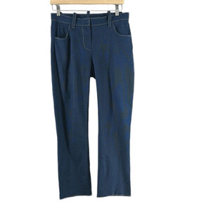 Marie Saint Pierre pants crop denim-inspired double jersey
Contrasting stiching